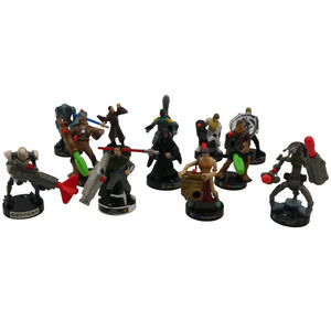 Star Wars Figure Lot of 12 Luke Skywalker Leia Boba Fett Chewbacca Droids